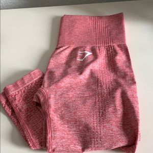 Pink gym shark legging